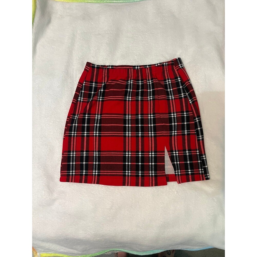 Skirt Red and Black Plaid